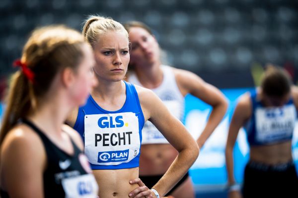 Luise Pecht (TSV SCHOTT Mainz) waehrend der deutschen Leichtathletik-Meisterschaften im Olympiastadion am 26.06.2022 in Berlin